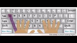 Keyboard Alphabet Fingers [upl. by Kitarp]