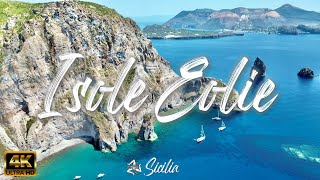 AEOLIAN ISLANDS Lipari Vulcano Panarea amp Stromboli – Italy Sicily 🇮🇹 4K video [upl. by Marjory]