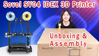 Sovol SV04 IDEX 3D Printer Unboxing Video  Best Independent Dual Direct Drive Extruder 3D Printer [upl. by Roselyn27]