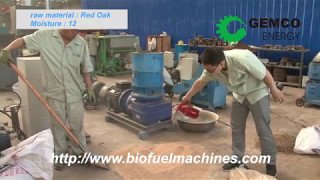 GEMCO Biomass Small Pellet Mill Make Your Own Fuel Pellets At Home [upl. by Remlap779]