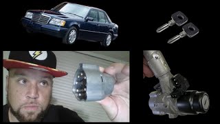 How to replace your ignition switch on 19851995 mercedes benz [upl. by Nnylirej]