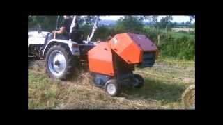 Mini RoundBaler  wwweurotracfr [upl. by Aninaj]