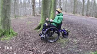 eTrike  new all terrain wheelchair from the Mountain Trike Company [upl. by Taub480]