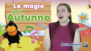 Lautunno con Aurora e Theo  Canzoni per bambini MelaEducational [upl. by Ulrika]