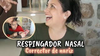 Nos divertimos 😂 tenía curiosidad para qué sirve el RESPINGADOR nasal o corrector de nariz [upl. by Marianne]