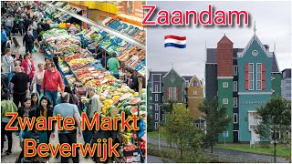 جولة في زاندام الجميلة وأكبر سوق أسبوعي بأمستردام Zaandam amp Zwarte Markt Beverwijk [upl. by Llerrac555]