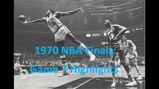 1970 NBA Finals Game 7 Highlights [upl. by Attiuqal]