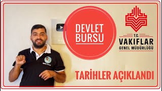 DEVLET BURSU  VGM BURS BAŞVURU TARİHLERİ AÇIKLANDI  2000₺ BURS KARŞILIKSIZ VGM BURSU 2024 [upl. by Mercado720]