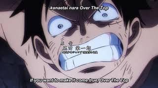 OVER THE TOP  Hiroshi Kitadani  One Piece Opening 22  Wano Kuni Arc [upl. by Hsetih38]