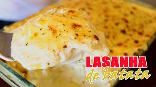 LASANHA DE BATATA I ALMOÇO FÁCIL RÁPIDO E DELICIOSO I DIKA DA NAKA [upl. by Anazus]