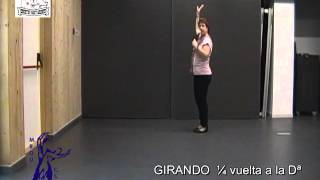 DANZA GITANA  BAILES EN LINEA  Gente Mayor Senior InstruccionesBaile [upl. by Reo]