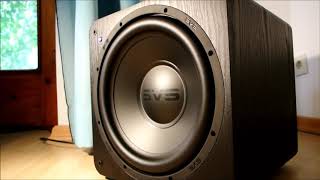 Dual SVS SB1000  Bass Test HD  slow motion [upl. by Whitcher]