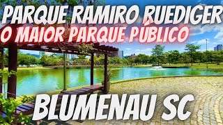 Blumenau SC O que fazer no Parque Ramiro Ruediger Blumenau Santa Catarina Brazil 4K [upl. by Alaine]