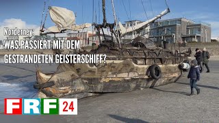 Das „Geisterschiff“ von Norderney Gestrandetes Segelboot fasziniert [upl. by Minardi853]