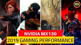 Benchmark NVIDIA GeForce MX130 Gaming Performance on TOP 5 games [upl. by Quirita]