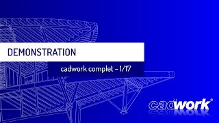 DEMO cadwork utilisation complete  117  Présentation [upl. by Ledif]