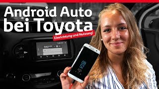 Toyota Touch Connect  Android Auto bei Toyota  TutorialHowToErklärung [upl. by Aihpled]