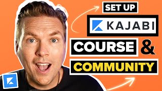 Kajabi How to add a COMMUNITY to a COURSE Full tutorial [upl. by Dodson813]