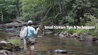 Small Stream tips amp techniques  Fly Fishing for Wild Trout [upl. by Deibel]