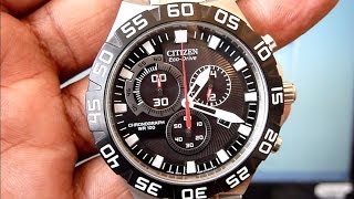 How To Set Time Calendar Chrono Low Battery Signal on CITIZEN EcoDrive Wrist Watch [upl. by Nerdna]