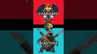 Charizard vs Blastoise Fire vs Water in Pokémon [upl. by Etezzil]