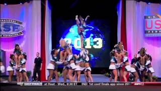 Cheer Extreme Senior Elite Worlds 2013 MultiCam [upl. by Aytida]