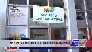 Despidos injustificados en el RNP de La Ceiba denuncias afectados [upl. by Bonny]