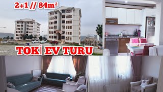 TOKİ EV TURU 🏘️ 21 TOKİ  NE KADARA ALDIK MEMNUN MUYUZ  evturu evturuvlog deprem [upl. by Gilba]