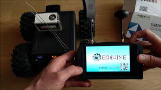 Eachine EV800D Goggles  unboxing and first run [upl. by Dronski]