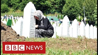 25 years after Srebrenica massacre genocidedenial lives on  BBC News [upl. by Nnhoj541]