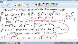 Maclaurin Series of one variable Unit3 [upl. by Amrac]
