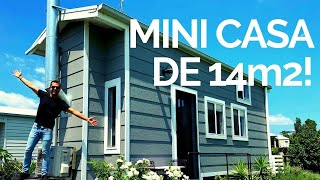 VIVIRÍAS En ESTA MINI CASA De 14m2 😍🏡🌱  MINIMALISMO Y TINY HOUSES [upl. by Nauqel]