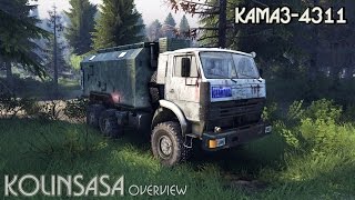 Spintires 2014  КамАЗ4311 [upl. by Aneladgam]