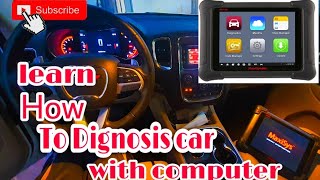 How to diagnosis car 🚗 with computer For learners [upl. by Weldon]