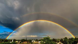 Rainbows over Crivitz Wisconsin on June 11 2020 [upl. by Elaweda]