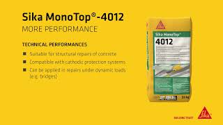 High Durability plus reduced carbon footprint  Sika MonoTop®4012 [upl. by Harley632]