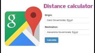 calculate distance between two points google maps [upl. by Viscardi784]