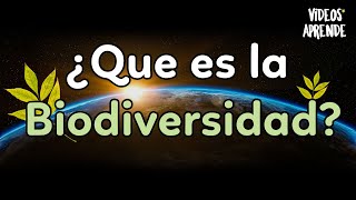 ¿Qué es la biodiversidad  Videos Aprende [upl. by Perle]