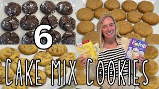 6 Amazing Box Cake Mix COOKIE Recipes that will Blow Your MIND  DoctoredUp Box Cake Mix Recipes [upl. by Abrahamsen]