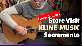 LOVED Kline Music Store Sacramento  Reviews Furch Guitars Yamaha Seagull Gretsch Jim Dandy [upl. by Yorgen937]