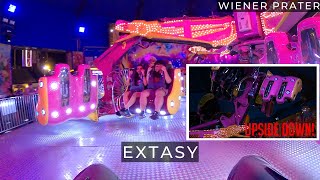 Extasy  Dieses Fahrgeschäft fährt extrem lange kopfüber  Wiener Prater  OnRide POV [upl. by Isla]