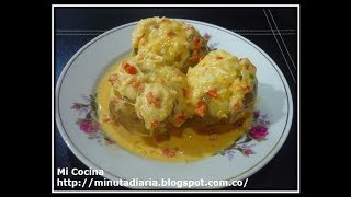 PAPAS CHORREADAS COLOMBIANAS  Mi Cocina [upl. by Crenshaw794]