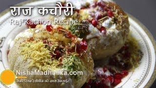 Raj Kachori Recipe  Raj Kachori Chaat Video  राज कचौरी चाट [upl. by Nomma]