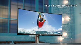 Dell 34 Curved Monitor  S3422DW [upl. by Attenauq256]