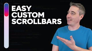 Create custom scrollbars using CSS [upl. by Leoine]