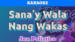 Sanay Wala Nang Wakas by Jun Polistico Karaoke [upl. by Ahsiner]