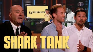 Things Get Heated With Innovative Owners Of Trunkster  Shark Tank US  Shark Tank Global [upl. by Lorenz]