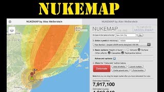 NUKEMAP  A Powerful Tool to Help You Prepare [upl. by Ludeman318]