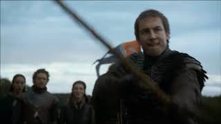 Edmure Tully misses his shots but hits Rhaegal instead [upl. by Brotherson]