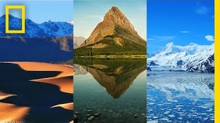 See all US National Parks in One Minute  National Geographic [upl. by Newberry]